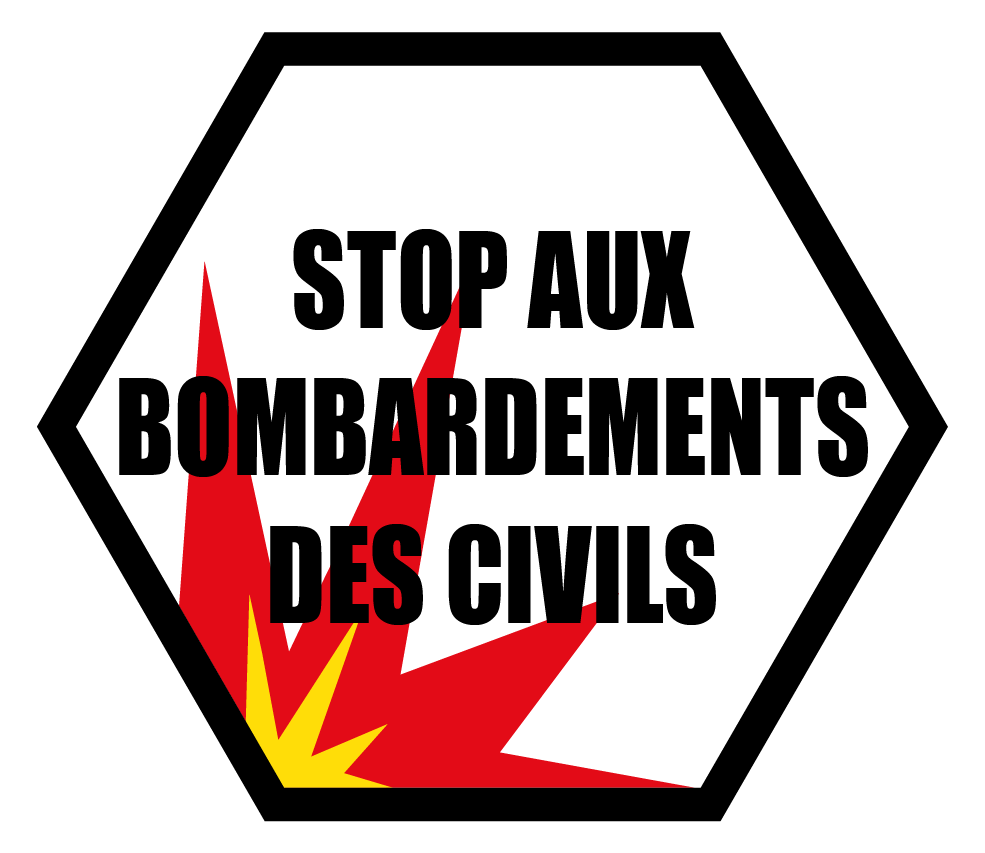 Stop bombing civilians